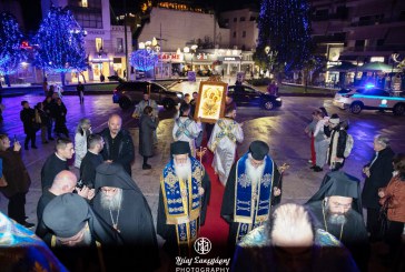 Θερμή υποδοχή της Παναγίας Σκριπούς στον Βόλο