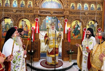 Με λαμπρότητα τιμήθηκε η μνήμη των Αγίων Ραφαήλ, Νικολάου και Ειρήνης στο Βόλο