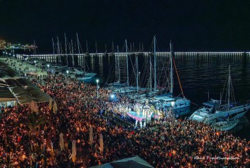 Μεγαλειώδης η συνάντηση των Επιταφίων στον Βόλο(video)