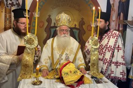 Εγκαινιάστηκε ο Ναός της Ζωοδόχου Πηγής στο Καστρί Αγιάς