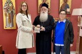 Η νέα Επίτιμος Υποπρόξενος της Ιταλίας στον Βόλο στον Μητροπολίτη Δημητριάδος