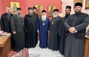 Επίσκεψη του Ηγουμένου της Ιεράς Μονής Γενεσίου της Θεοτόκου Hadambu  στον Μητροπολίτη Δημητριάδος