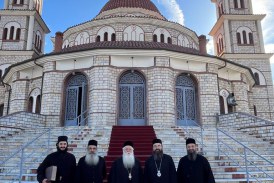 Επίσκεψη του Μητροπολίτου Δημητριάδος στους Μητροπολίτες Αργυροκάστρου και Κορυτσάς
