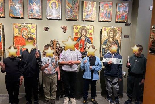 Πλήθος μαθητών στο Βυζαντινό Μουσείο Μακρινίτσας