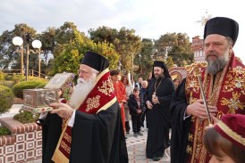 Λαμπρή υποδοχή του Ιερού Λειψάνου του Αγίου Δημητρίου στη Νέα Αγχίαλο
