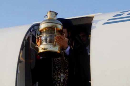 Η Υποδοχή Αγίου Φωτός για την Θεσσαλία 