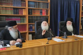 Στους Κληρικούς της Δημητριάδος μίλησε ο Γέροντας Εφραίμ Βατοπαιδινός