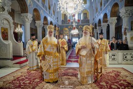 Λαμπρός ο εορτασμός του Αγίου Κωνσταντίνου στον Βόλο(video)