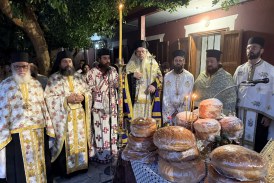 Στην Iερά Mονή Αγίου Παντελεήμονος Αγιάς ο Λαρίσης Ιερώνυμος