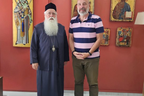 ΕΘΙΜΟΤΥΠΙΚΗ ΕΠΙΣΚΕΨΗ ΤΟΥ Γ.Γ. ΤΗΣ ΟΜ.Σ.Ι.Ε. Στον ΜΗΤΡΟΠΟΛΙΤΗ ΔΗΜΗΤΡΙΑΔΟΣ