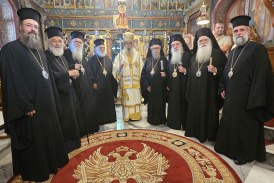 Ο ΜΗΤΡΟΠΟΛΙΤΗΣ ΔΗΜΗΤΡΙΑΔΟΣ ΣΤΗΝ ΚΑΡΠΑΘΟ ΓΙΑ ΤΗ ΧΕΙΡΟΤΟΝΙΑ ΤΟΥ ΕΠΙΣΚΟΠΟΥ ΜΗΔΕΙΑΣ