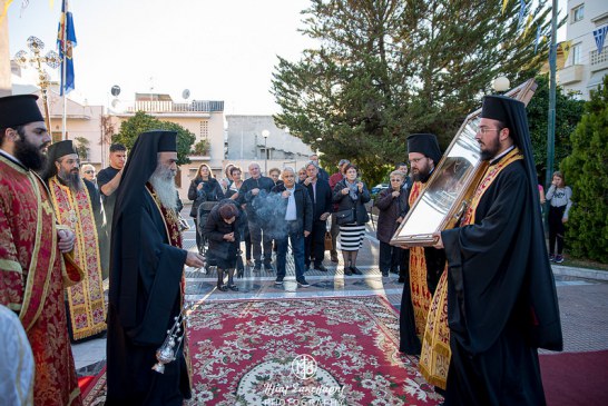Η υποδοχή της Ιεράς και Θαυματουργού Εικόνας της Παναγίας Φανερωμένης στον Ιερό Ναό Αγίου Δημητρίου Βόλου